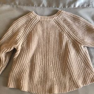 Madewell Beige Crop Sweater